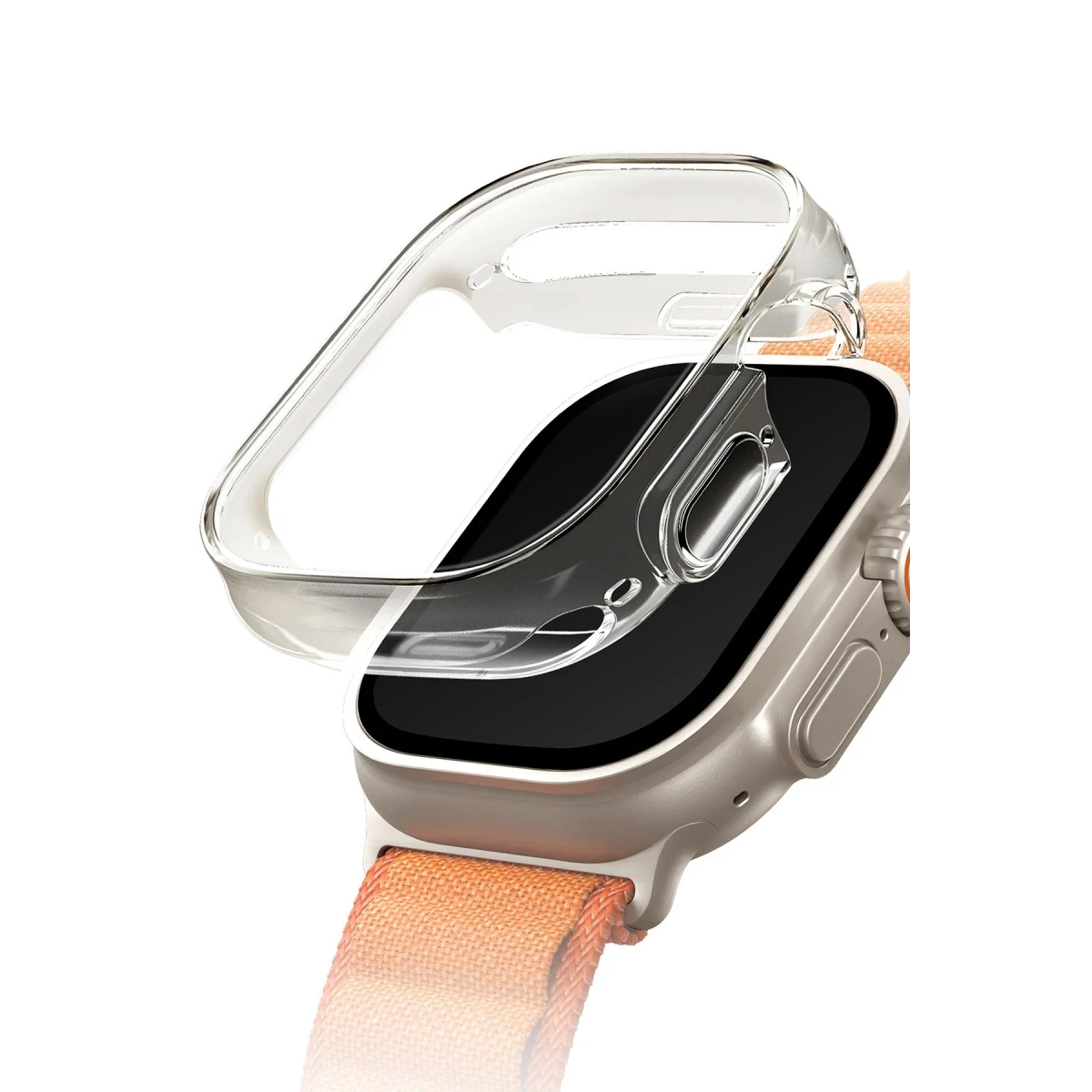 Uniq Apple Watch Ultra 49mm Garde Kasa Cam Ekran Koruyucu - Şeffaf